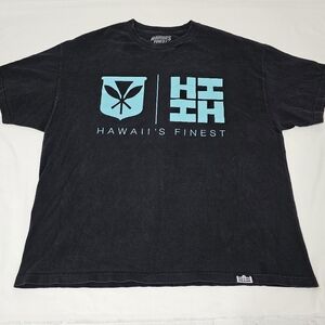 Hawaii's Finest Black T-Shirt Men's 2xl